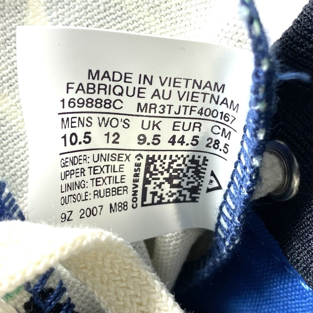 Converse x Fear of God Essential Skidgrip Skid Grip Hi Men's Size 10.5 New - Picture 11 of 12